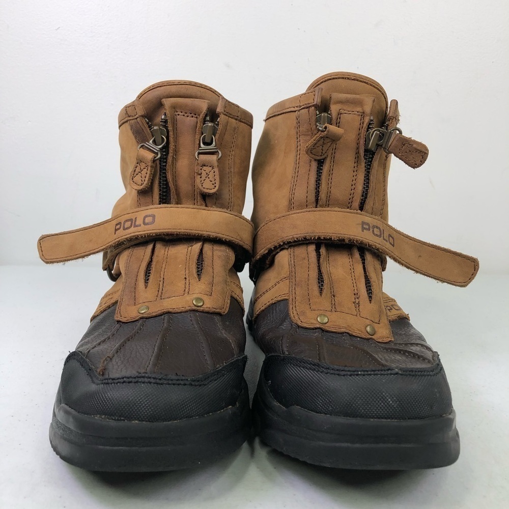 Polo Boys Conquest HI Zip Strap Boots - Picture 3 of 11